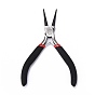 Carbon Steel Jewelry Pliers Sets, Polishing, Flat Nose, Round Nose Pliers and Wire Cutter, 12.2~13cm, 3pcs/sets