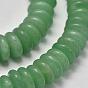 Натуральный зеленый авантюрин heishi beads strands, Диск / плоские круглые