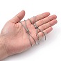 Fabrication de bracelets coulissants en acier inoxydable 304 réglables, bracelets bolo