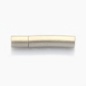 Столбцов 304 нержавеющая сталь матовая штыковые ожерелье застежками, ионное покрытие (ip)