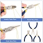 DIY Wire Wrapped Jewelry Making Kits, Including Copper Wire, Iron Side Cutting Pliers & Chain Nose Pliers & Round Nose Pliers
