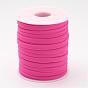 Soft Nylon Cord, Flat, 5x3mm, about 21.87 yards(20m)/roll