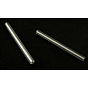 Glass Bugle Beads, Silver Lined Color, 31~34x3mm, Hole: 0.5mm, about 1400pcs/one pound