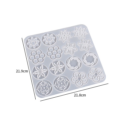 Pendant Silicone Molds, Resin Casting Molds, For UV Resin, Epoxy Resin Craft Making, Flower
