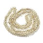 Electroplate Glass Beads Strands, Top Drilled Beads, Teardrop