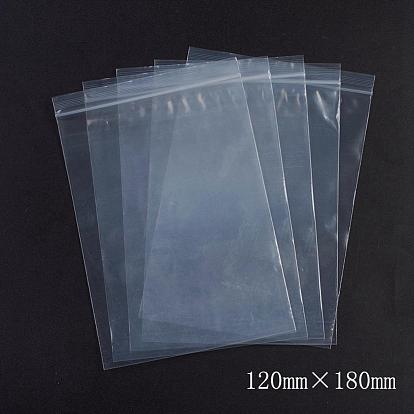 Plastic Zip Lock Bags, Resealable Packaging Bags, Top Seal, Self Seal Bag, Rectangle