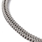 304 Stainless Steel Snake Chain Necklace with Lobster Claw Clasps for Men Women