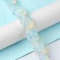 Opalite Beads Strands, Faceted, Nuggets