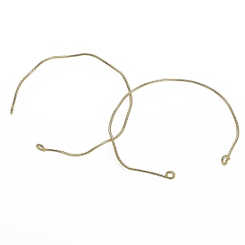 Brass Cuff Bangle Makings, DIY Bangle Accessories, Fits for Connector Charms