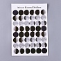 Polka Dot Pattern Decorative Labels Stickers, DIY Handmade Scrapbook Photo Albums