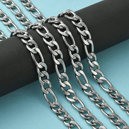 Stainless Steel Figaro Chains, Unwelded
