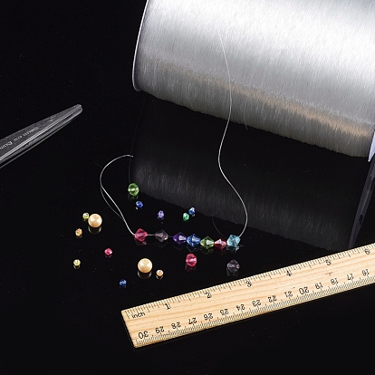 Fil cristal, fil élastique, cordons de perles de bijoux, pour la fabrication de bracelets élastiques