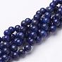 16 grade de pouce un brin de perles de lapis-lazuli naturel teint rond