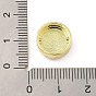 Perla de circonio cúbico micro pavimentada de latón chapado en estante, con esmalte, larga duración plateado, sin plomo y el cadmio, plano y redondo con jesus