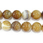 Natural Madagascar Agate Beads, Strands, Round