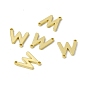 Encantos del conector de latón chapado en rack, real 18 k chapado en oro, larga duración plateado, sin cadmio y níque y plomo, enlaces de letras