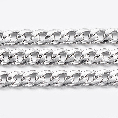 Revestimiento iónico (ip) 304 cadenas de bordillo de acero inoxidable, cadenas retorcidas, sin soldar, con carrete