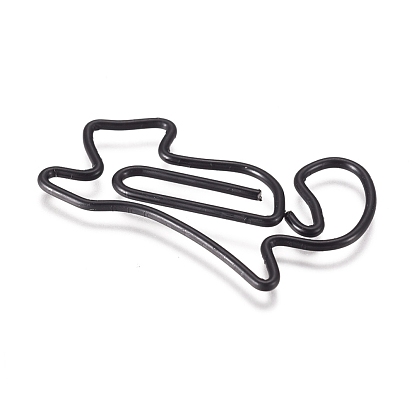 Squirrel Shape Iron Paperclips, Cute Paper Clips, Funny Bookmark Marking Clips