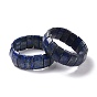 Natural Lapis Lazuli Rectangle Beaded Stretch Bracelet, Gemstone Jewelry for Women