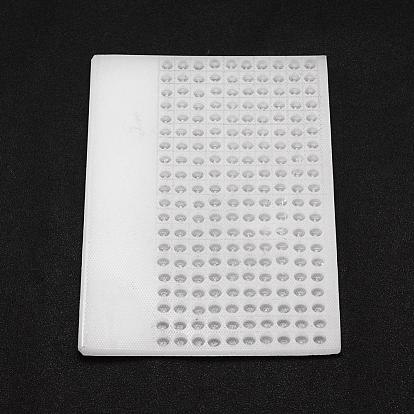 Contre les cartes de perles en plastique, pour compter les billes 6mm 200, rectangle