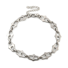 304 Stainless Steel Link Chains Bracelets for Men & Women