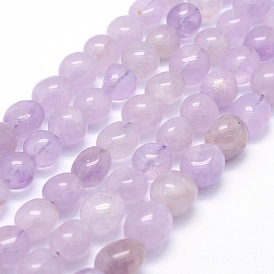 Natural Amethyst Beads Strands, Oval