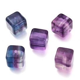 Perles de fluorite naturelles, cube