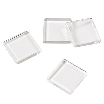 Glass Cabochons, Square