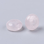 Naturel a augmenté de perles européennes de quartz, Perles avec un grand trou   , rondelle