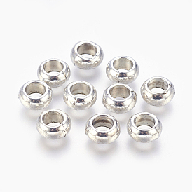 Perles en alliage de style tibétain, sans cadmium et sans plomb, donut, 10x4mm, Trou: 6mm