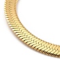 Placage ionique (ip) 304 bracelet en chaîne à chevrons en acier inoxydable pour hommes femmes