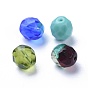 Transparent Czech Glass Beads, Faceted, Oval