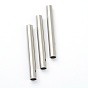 304 Stainless Steel Beads, Tube Beads