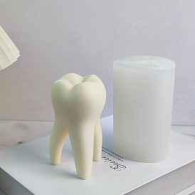 Moules à bougies en silicone pour dents de bricolage, pour la fabrication de bougies parfumées