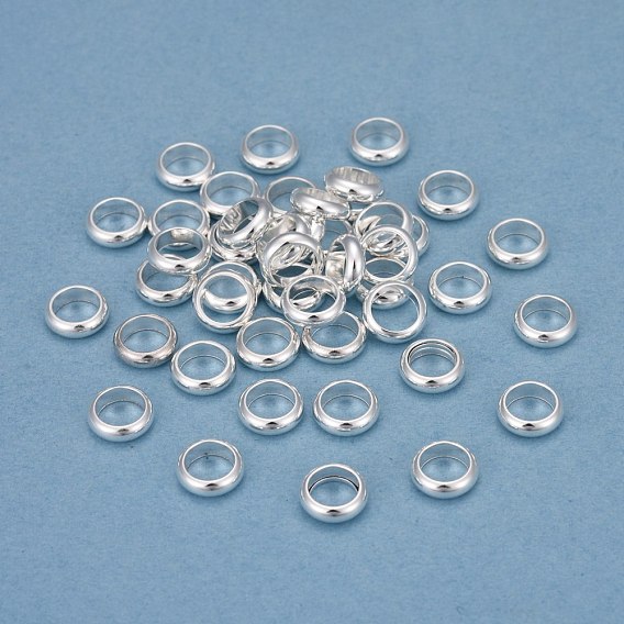 304 Acier inoxydable perles d'espacement, anneau