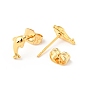 304 Stainless Steel Tiny Dolphin Stud Earrings with 316 Stainless Steel Pins for Women
