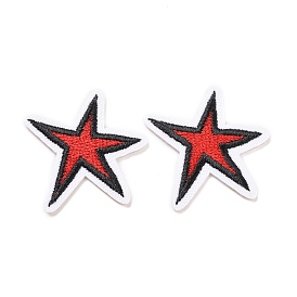 Computerized Embroidery Cloth Iron on/Sew on Patches, Costume Accessories, Appliques, Star