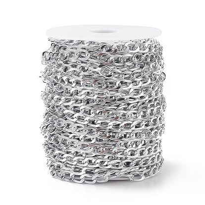 Оксидированные алюминиевые бордюрные цепи, несварные, с катушкой, овальные