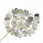 Naturelles cristal de quartz brins de perles, pierre tombée, nuggets