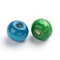Natural Wood Beads, Dyed, Round, Lead Free