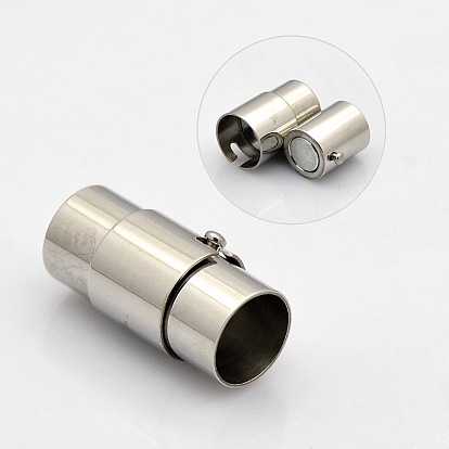 Column 304 Stainless Steel Locking Tube Magnetic Clasps