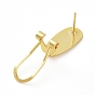 Brass Stud Earring Findings, French Clip Earrings