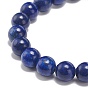 Bracelet extensible perlé de pierres précieuses naturelles pour hommes femmes, bracelets à breloques barre rectangulaire