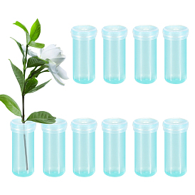 Plastic Flower Water Tubes, with Cap, Keep Fresh Rhizome Hydroponic Container, Floral Tube for Flower Arrangements
