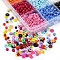 DIY Heishi & Seed Beads Making Finding Kit, Including Baking Paint & Opaque Glass Seed Beads, Disc Polymer Clay Beads,
