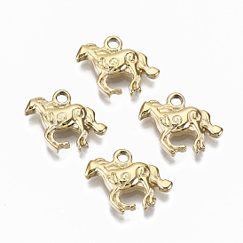 304 charmes en acier inoxydable, cheval
