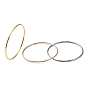 Placage ionique (ip) 304 bracelet simple en acier inoxydable pour femme
