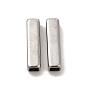 Revestimiento iónico (ip) 304 perlas de acero inoxidable, Rectángulo