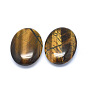 Natural Tiger Eye Oval Palm Stone, Reiki Healing Pocket Stone for Anxiety Stress Relief Therapy