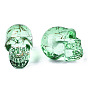 K9 Glass Display Decorations, Skull, for Halloween, Mixed Style